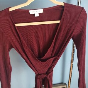 Cute Top with Belt